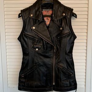 ZINO & JUDY LEATHER VEST